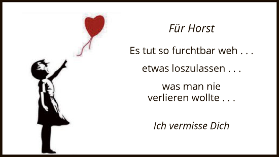 Traueranzeige von Horst  von WRS