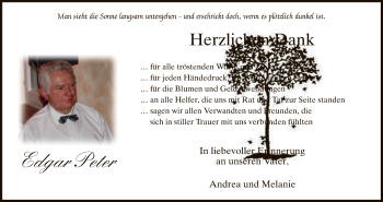 Traueranzeige von Edgar Peter von Eschwege