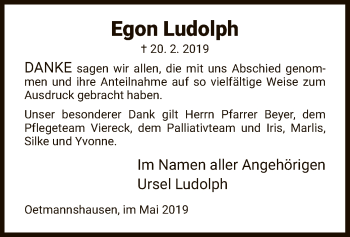 Traueranzeige von Egon Ludolph von Eschwege